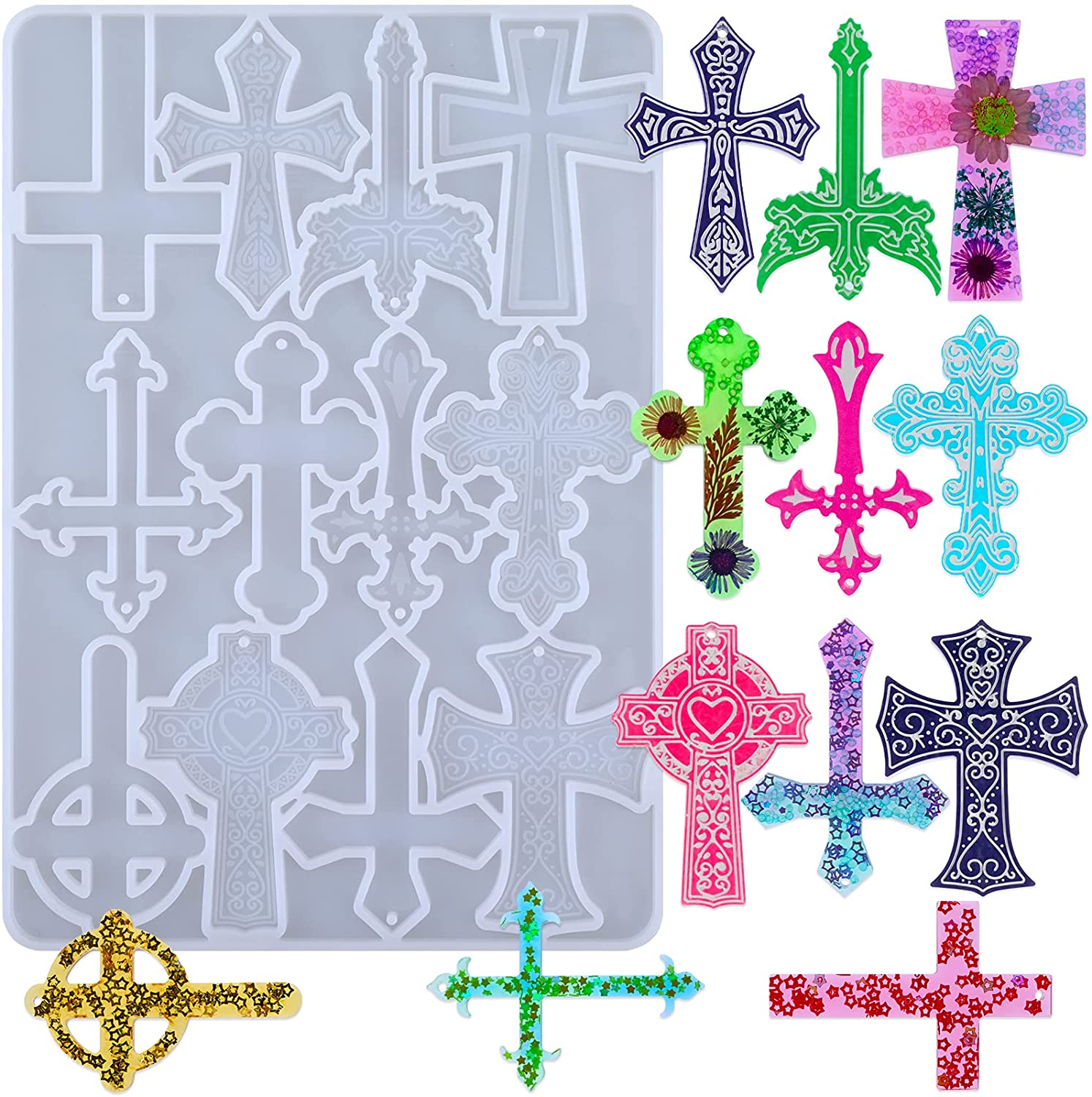 Cross Resin Molds Collections Resin Jewelry Molds Jewelry Pendant