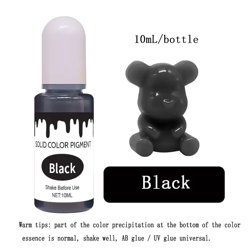 20 colors solid color essence 10ml oil-based epoxy resin AB/UV special color essence/dyeing agent DesignUrGift