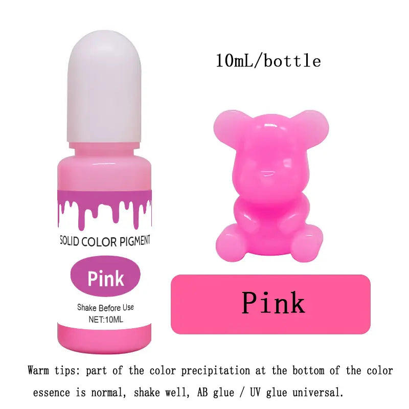 20 colors solid color essence 10ml oil-based epoxy resin AB/UV special color essence/dyeing agent DesignUrGift