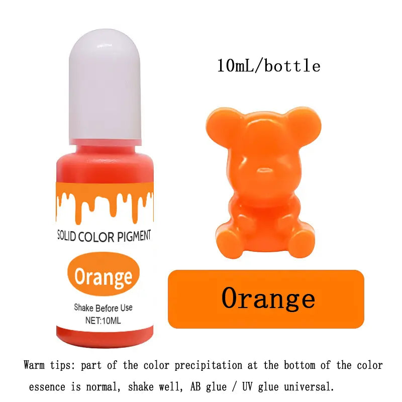 20 colors solid color essence 10ml oil-based epoxy resin AB/UV special color essence/dyeing agent DesignUrGift
