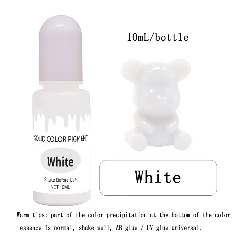 20 colors solid color essence 10ml oil-based epoxy resin AB/UV special color essence/dyeing agent DesignUrGift