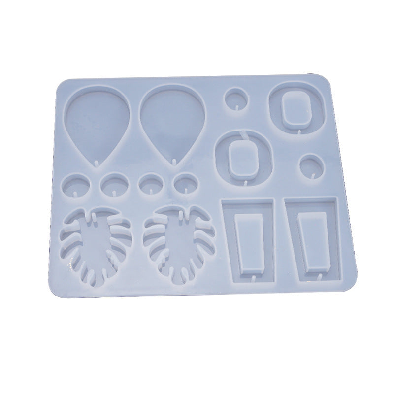 Crystal dropper earrings mold mirror silicone mold Design Your Gift