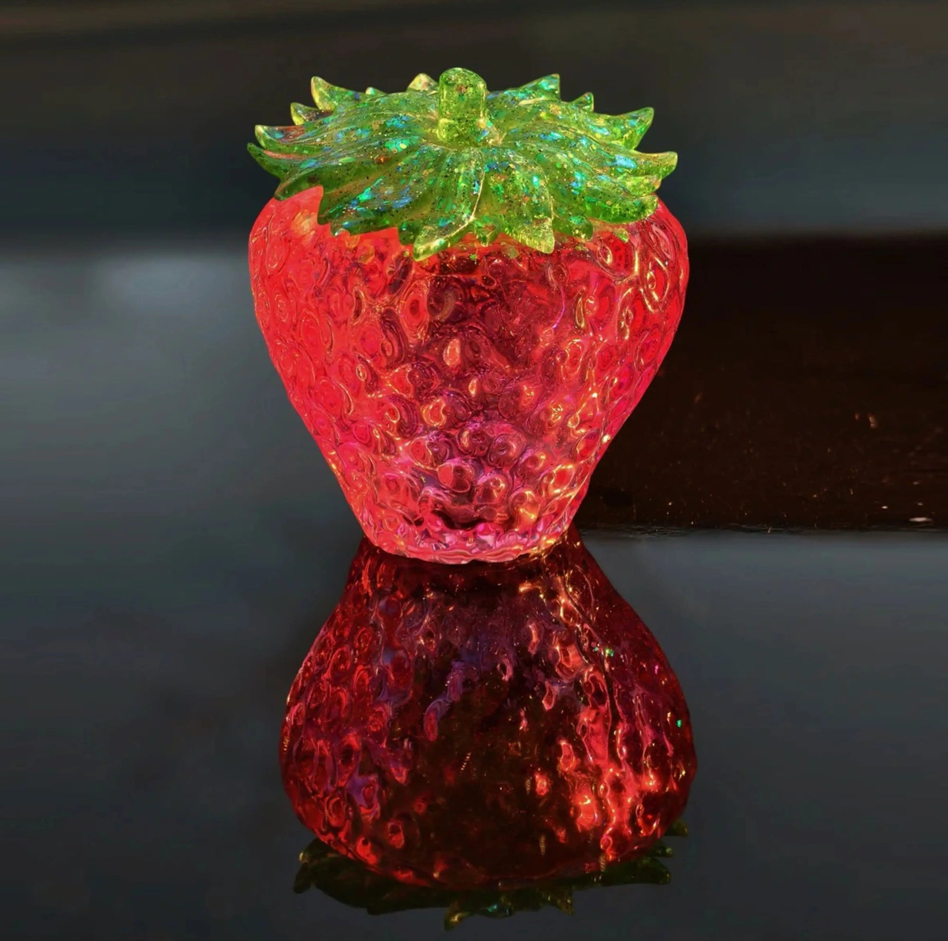 Crystal Strawberry Storage Box, Fruit Storage Box Mold Design Your Gift