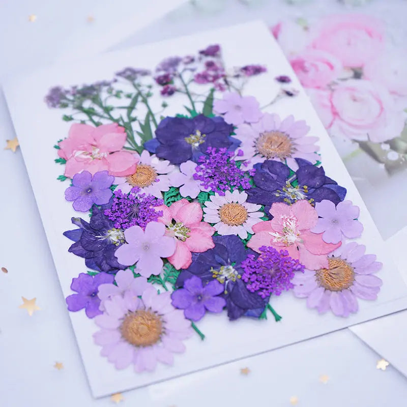 Dried Pressed Flowers Resin Accessories DesignUrGift