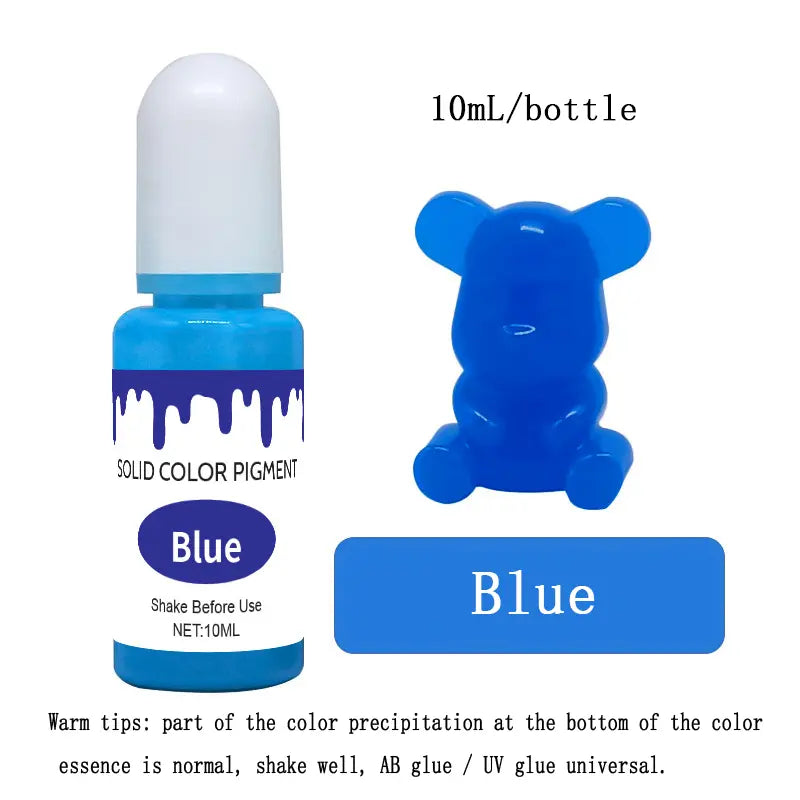 20 colors solid color essence 10ml oil-based epoxy resin AB/UV special color essence/dyeing agent DesignUrGift