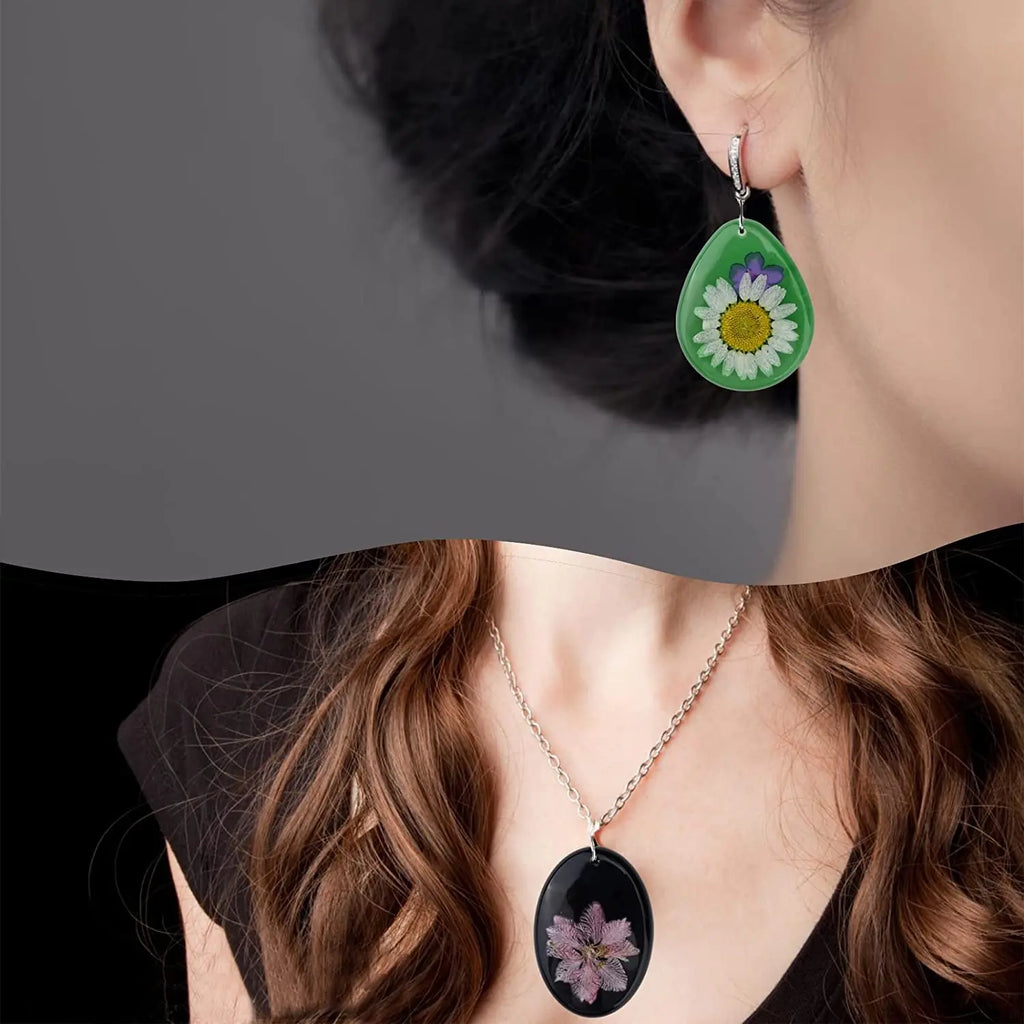 Resin Jewelry Molds DIY Gem Cabochon Pendant. Earring. Necklace Jewelry Making DesignUrGift