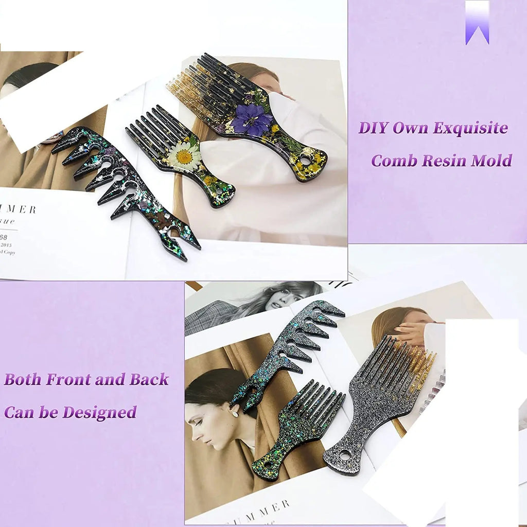 Comb Resin Mold DesignUrGift