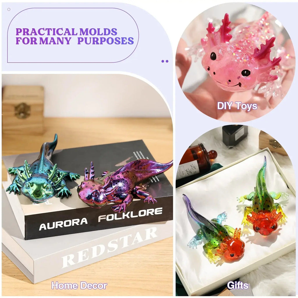 Axolotl Resin Mold DesignUrGift