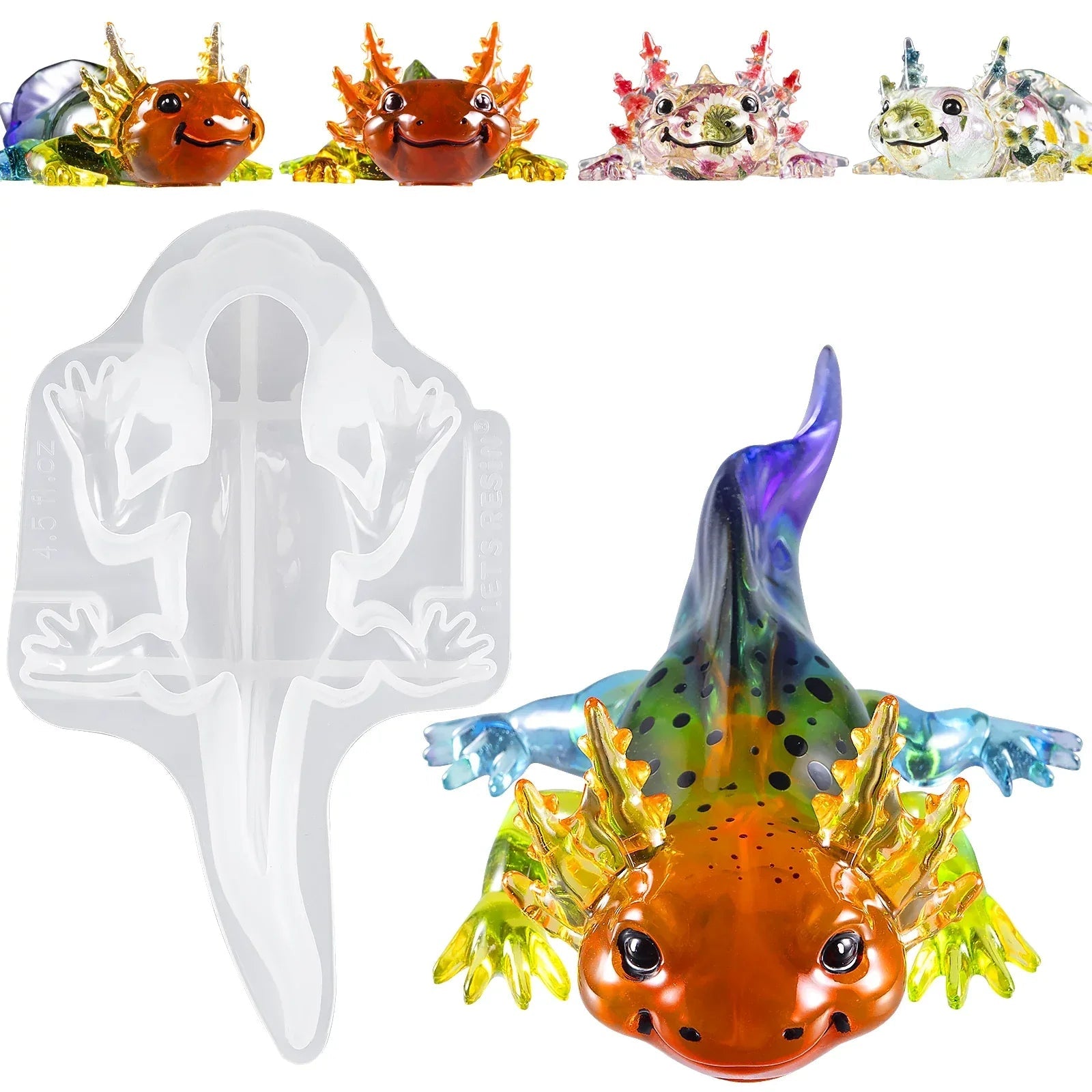Axolotl Resin Mold