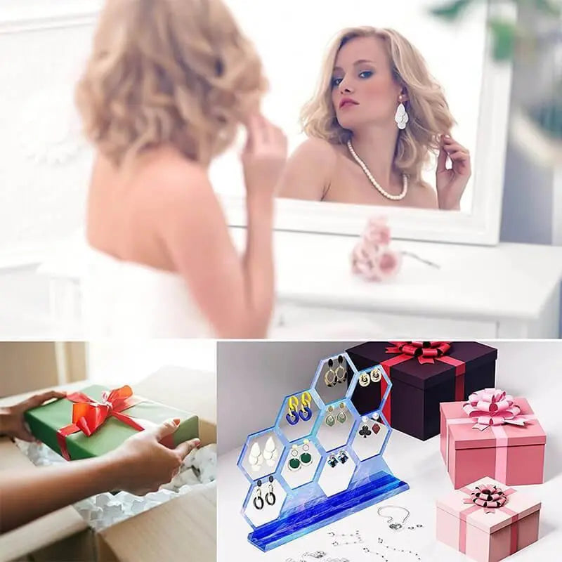Epoxy Resin Molds for Jewelry Organizer Display and Earring Holder Storage Tray DesignUrGift