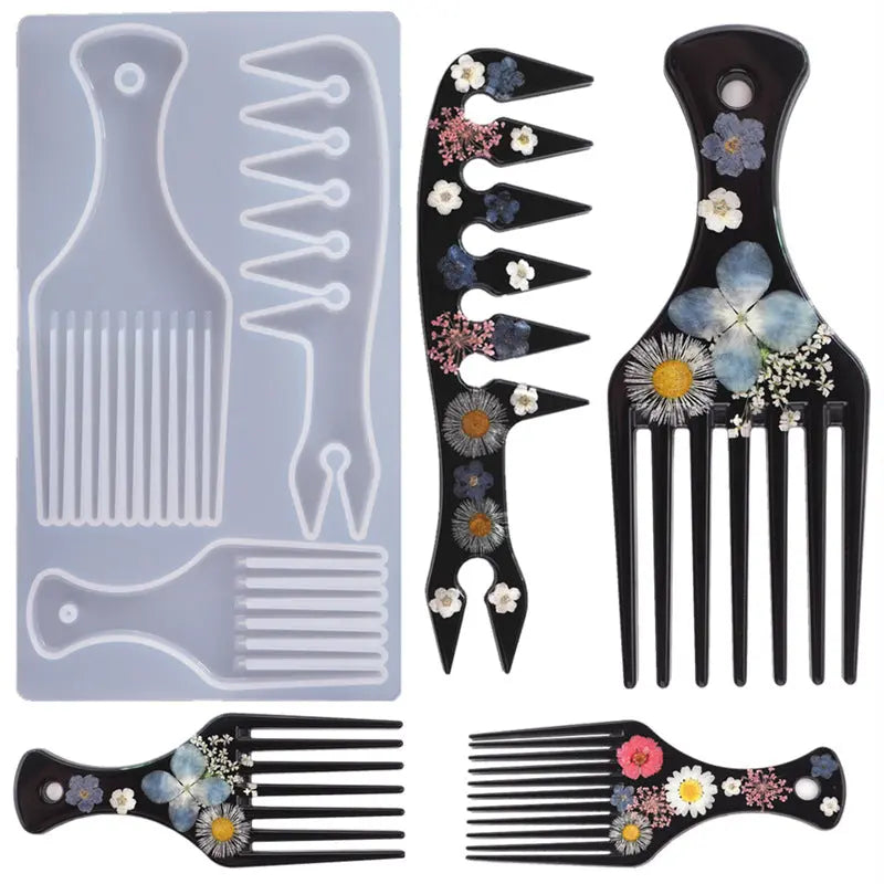 Comb Resin Mold DesignUrGift