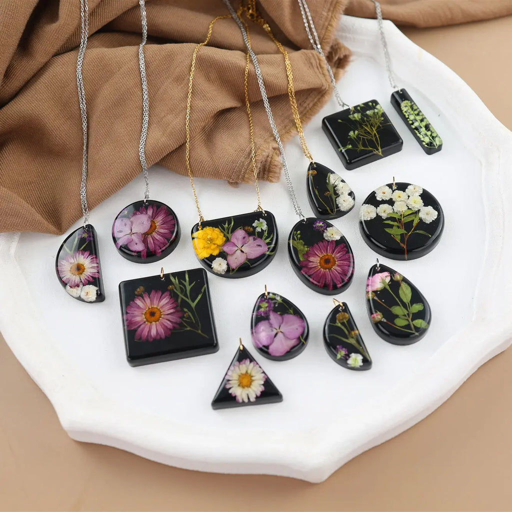 Resin Jewelry Molds DIY Gem Cabochon Pendant. Earring. Necklace Jewelry Making DesignUrGift
