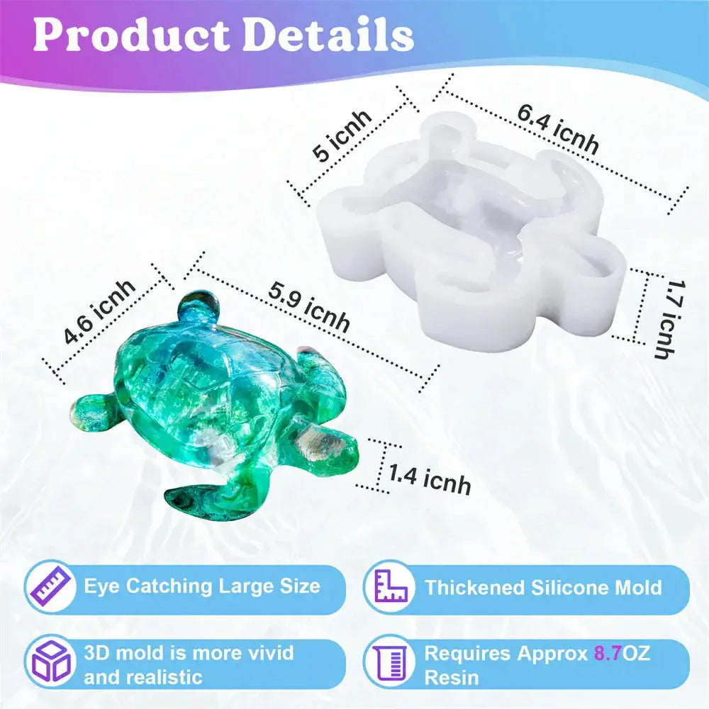Turtle Shape Resin Mold DesignUrGift